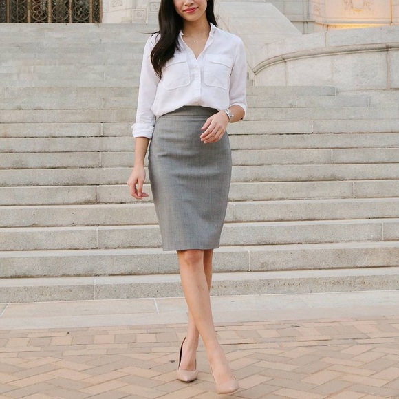 J. Crew | Skirts | J Crew No 2 Pencil Skirt | Poshmark